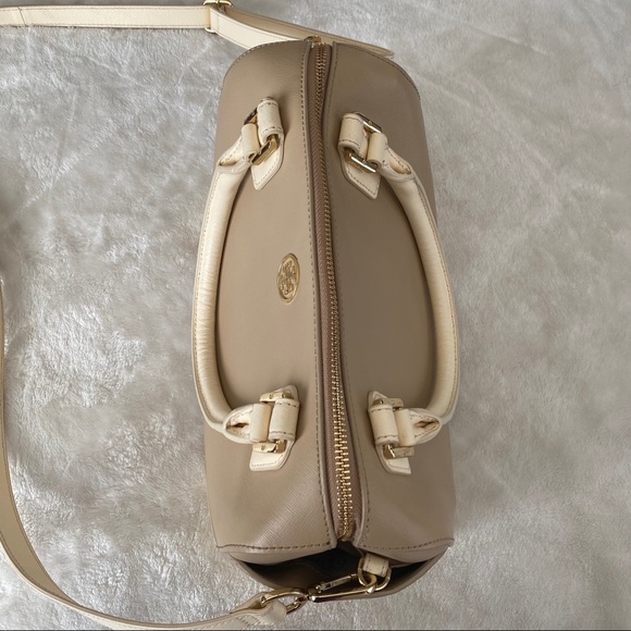 Tory Burch Robinson Middy Satchel Bag Crossbody - Picture 3 of 14